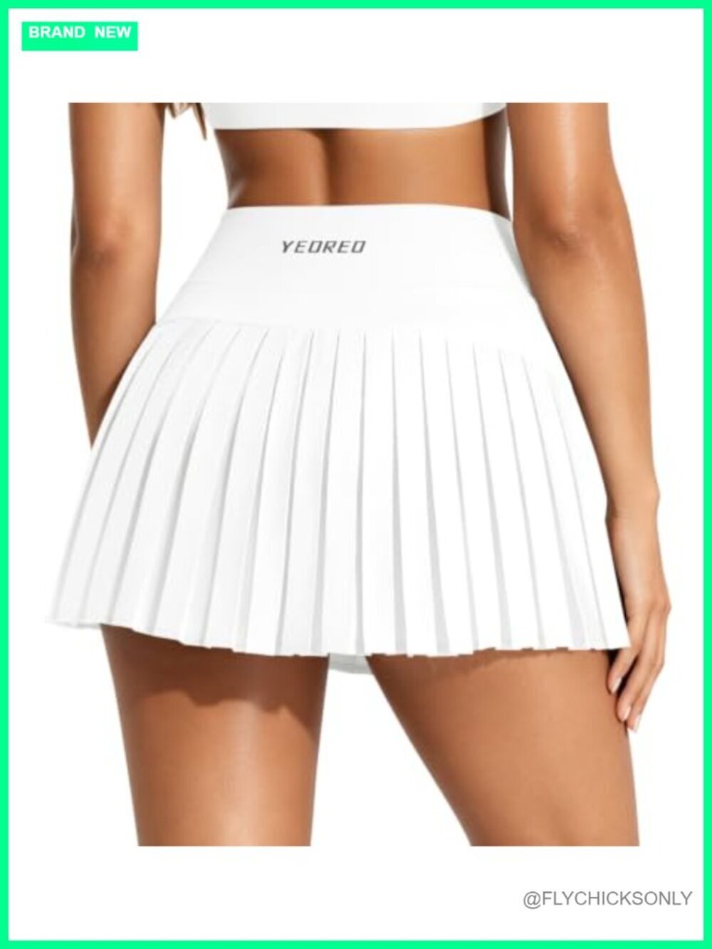 Pleated Tennis Skirt Built-in Shorts with Pockets High Waist A-Line Skort